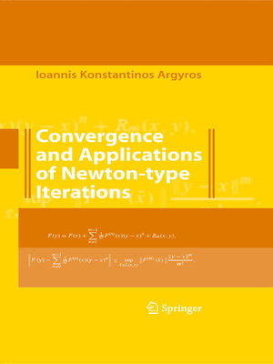 cover image of Convergence and Applications of Newton-type Iterations